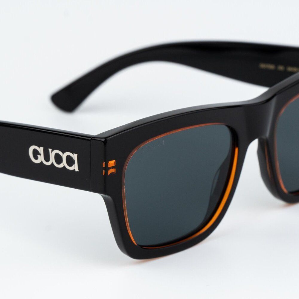 Gucci Women Sunglasses Black Blue Square GG1793S 003 NEW AUTHENTIC - Picture 5 of 11